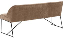 Goossens eetbank ronnie bruin stof - 8252096-goossens-ronnie-eetkamerstoel-stof-bruin-02