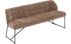 Goossens eetbank ronnie bruin stof - 8252096-goossens-ronnie-eetkamerstoel-stof-bruin-01