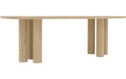 Goossens eettafel slim wit eiken - 8252120-goossens-slim-eettafel-eiken-wit-01