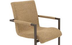 Goossens eetkamerstoel sturdy geel stof - 8252128-goossens-sturdy-eetkamerstoel-stof-geel-01