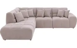 Goossens excellent hoeksalon kubus beige stof - 8252132-gespiegeld-02