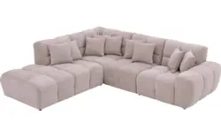 Goossens excellent hoeksalon kubus beige stof - 8252132-gespiegeld-02