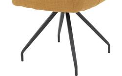 Goossens eetkamerstoel mirthe geel stof - 8252168-goossens-mirthe-eetkamerstoel-stof-geel-01
