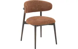 Goossens eetkamerstoel diede rood stof - 8252180-goossens-diede-eetkamerstoel-stof-bruin-01