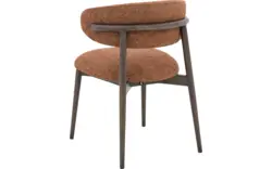 Goossens eetkamerstoel diede rood stof - 8252180-goossens-diede-eetkamerstoel-stof-bruin-01