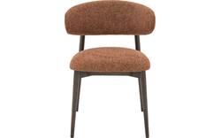 Goossens eetkamerstoel diede rood stof - 8252180-goossens-diede-eetkamerstoel-stof-bruin-01