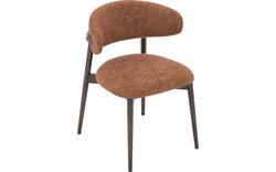 Goossens eetkamerstoel diede rood stof - 8252180-goossens-diede-eetkamerstoel-stof-bruin-01