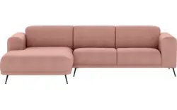 Stof fijn geweven donker roze