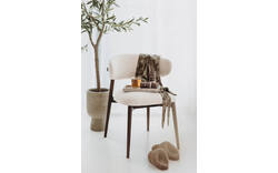 Goossens eetkamerstoel diede beige stof - 8233703-goossens-diede-eetkamerstoel-stof-bruin-01