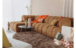 Goossens hoeksalon weave geel stof - 8252682-goossens-weave-bank-stof-geel-01