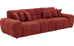Goossens excellent zitbank kubus rood stof - 8252683-goossens-excellent-kubus-bank-stof-rood-01