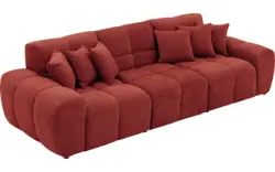 Goossens excellent zitbank kubus rood stof - 8252683-goossens-excellent-kubus-bank-stof-rood-01