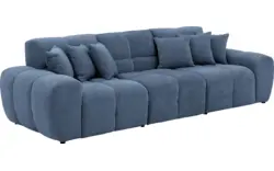 Goossens excellent zitbank kubus blauw stof - 8252684-goossens-excellent-kubus-bank-stof-blauw-01