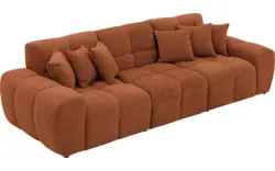 Goossens excellent zitbank kubus bruin stof - 8252693-goossens-excellent-kubus-bank-stof-bruin-01