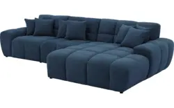 Goossens excellent loungebank kubus blauw stof - 8252701-gespiegeld-02