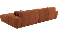 Goossens excellent loungebank kubus bruin stof - 8252709-gespiegeld-02