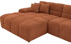 Goossens excellent loungebank kubus bruin stof - 8252709-goossens-excellent-kubus-bank-stof-bruin-01