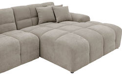 Goossens excellent loungebank kubus bruin stof - 8252713-gespiegeld-02