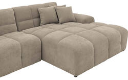 Goossens excellent loungebank kubus bruin stof - 8252714-gespiegeld-02