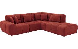 Goossens excellent hoeksalon kubus rood stof - 8252715-goossens-excellent-kubus-bank-stof-rood-01