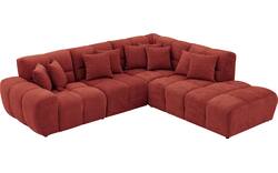 Goossens excellent hoeksalon kubus rood stof - 8252715-goossens-excellent-kubus-bank-stof-rood-01