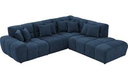Goossens excellent hoeksalon kubus blauw stof - 8252717-goossens-excellent-kubus-bank-stof-blauw-01