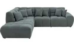 Goossens excellent hoeksalon kubus groen stof - 8252718-gespiegeld-02
