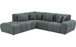 Goossens excellent hoeksalon kubus groen stof - 8252718-gespiegeld-03