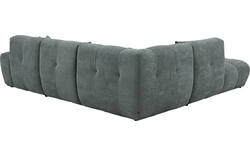 Goossens excellent hoeksalon kubus groen stof - 8252718-gespiegeld-02
