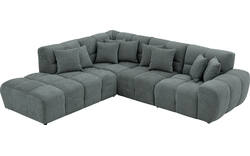 Goossens excellent hoeksalon kubus groen stof - 8252718-gespiegeld-02