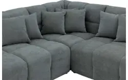 Goossens excellent hoeksalon kubus groen stof - 8252718-gespiegeld-02