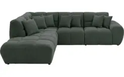 Goossens excellent hoeksalon kubus groen stof - 8252720-gespiegeld-02