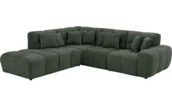 Goossens excellent hoeksalon kubus groen stof - 8252720-gespiegeld-02