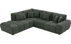 Goossens excellent hoeksalon kubus groen stof - 8252720-gespiegeld-02