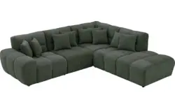 Goossens excellent hoeksalon kubus groen stof - 8252720-goossens-excellent-kubus-bank-stof-groen-01