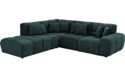 Goossens excellent hoeksalon kubus groen stof - 8252721-gespiegeld-02