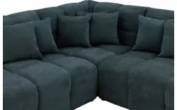 Goossens excellent hoeksalon kubus groen stof - 8252721-gespiegeld-02