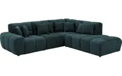 Goossens excellent hoeksalon kubus groen stof - 8252721-goossens-excellent-kubus-bank-stof-groen-01