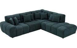 Goossens excellent hoeksalon kubus groen stof - 8252721-goossens-excellent-kubus-bank-stof-groen-01