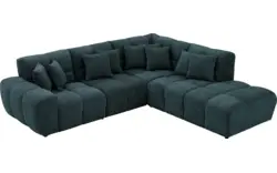 Goossens excellent hoeksalon kubus groen stof - 8252721-goossens-excellent-kubus-bank-stof-groen-01