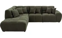 Goossens excellent hoeksalon kubus groen stof - 8252722-gespiegeld-02