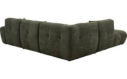 Goossens excellent hoeksalon kubus groen stof - 8252722-gespiegeld-02