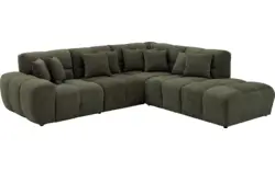 Goossens excellent hoeksalon kubus groen stof - 8252722-goossens-excellent-kubus-bank-stof-groen-01