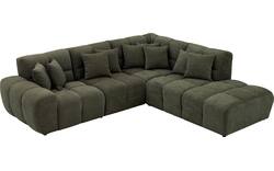 Goossens excellent hoeksalon kubus groen stof - 8252722-goossens-excellent-kubus-bank-stof-groen-01