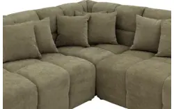 Goossens excellent hoeksalon kubus groen stof - 8252723-gespiegeld-02