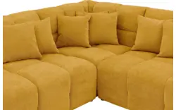 Goossens excellent hoeksalon kubus geel stof - 8252724-gespiegeld-02