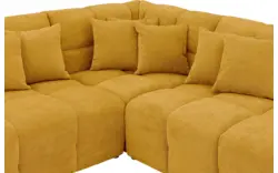 Goossens excellent hoeksalon kubus geel stof - 8252724-goossens-excellent-kubus-bank-stof-geel-01