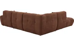 Goossens excellent hoeksalon kubus bruin stof - 8252726-gespiegeld-02