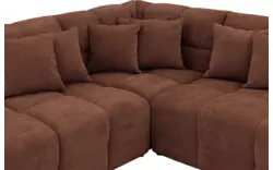 Goossens excellent hoeksalon kubus bruin stof - 8252726-gespiegeld-02