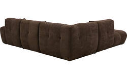 Goossens excellent hoeksalon kubus bruin stof - 8252727-gespiegeld-02